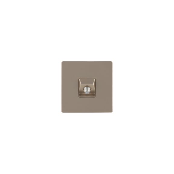 1G SINGLE OUTLET CABLE TV 'F' TYPE CONN
