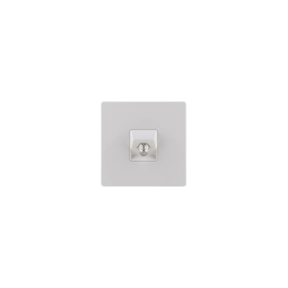 1G SINGLE OUTLET CABLE TV 'F' TYPE CONN