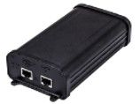 AET-I36-210 PoE Power injector IEEE 802.3 bt, single output port, maximum PoE capacity 60W.