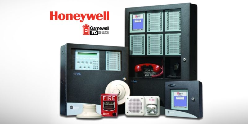Image of the Gamewell FCI E3 Fire panel and related devices
