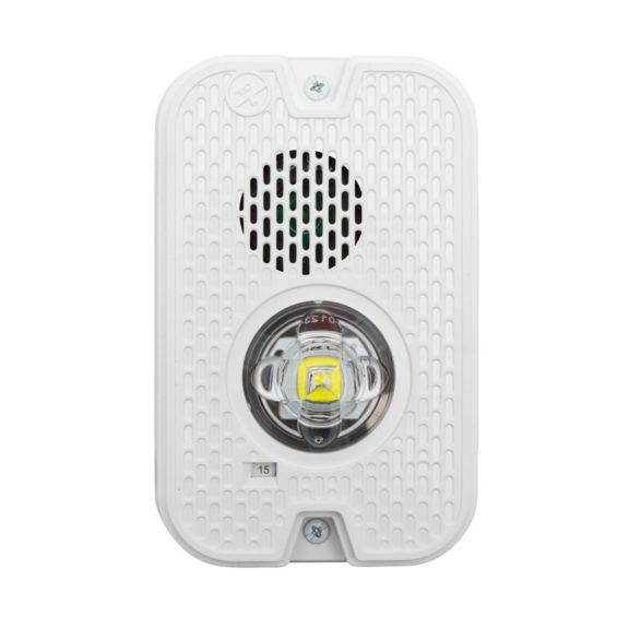 HORN/STRB LED WHT WALL OTDR PLAIN 2X4