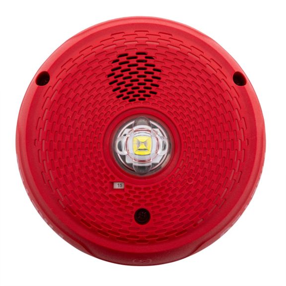 HORN/STRB LED RED CEILING OTDR BILINGUAL