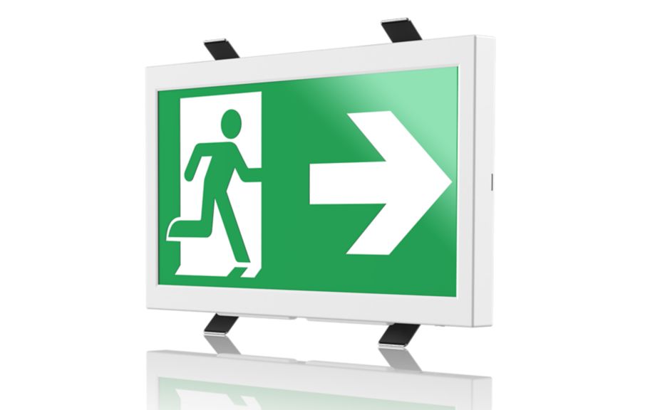 Radiant WALL Emergency Exit Signs
