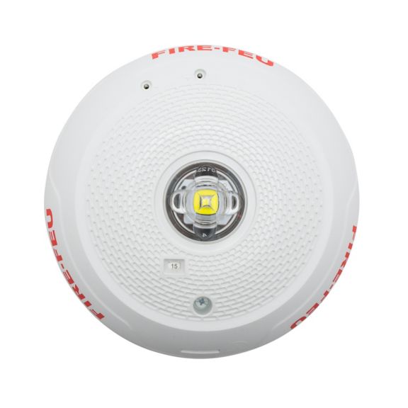 STROBE LED WHITE CEIL 4X4 BILINGUAL
