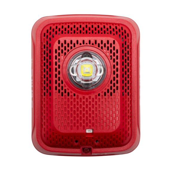 SPEAKER STROBE LED RED WALL FUEGO