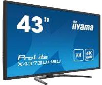 YAMA43 Professional 43" Monitor ProLite VA-panel UHD 4K.