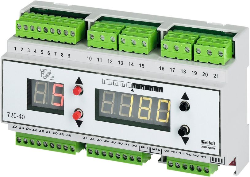 Abgesetzte Fluchttrsteuerung vernetztbar Modell 720-40 fr ein Trterminal mit Nottaste