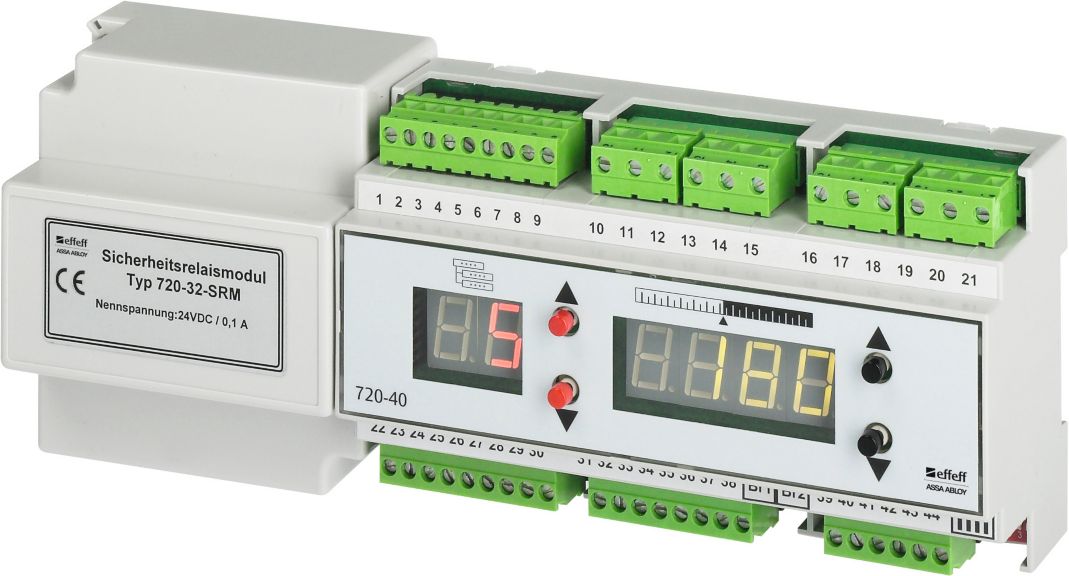 Abgesetzte Fluchttrsteuerung vernetztbar Modell 720-42 fr ein Trterminal ohne Nottaste