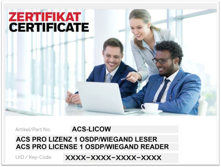 ACS PRO OSDP/Wiegand license