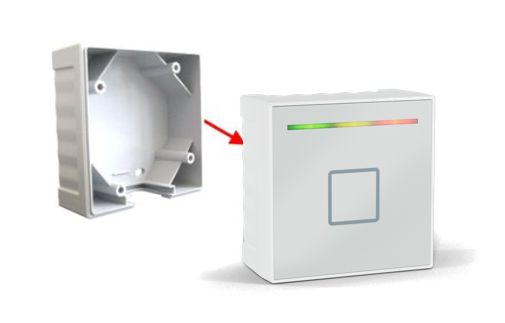 INSERTIC Classic surface mount frame white mounted