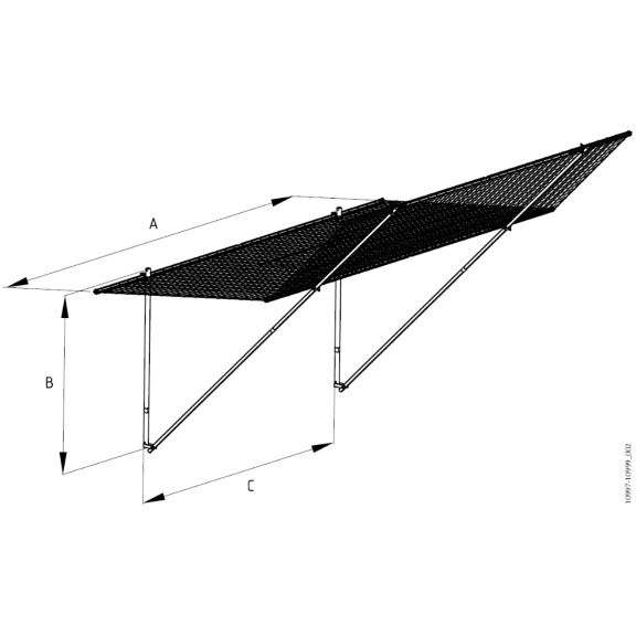 COMBISAFE Safety Net Fan MAXI