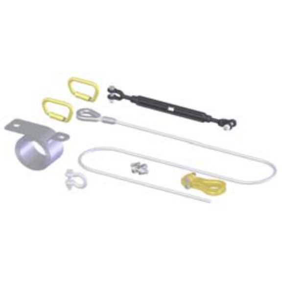 Miller SkyGrip Stainless Steel Permanent Horizontal Lifeline Systems Kits