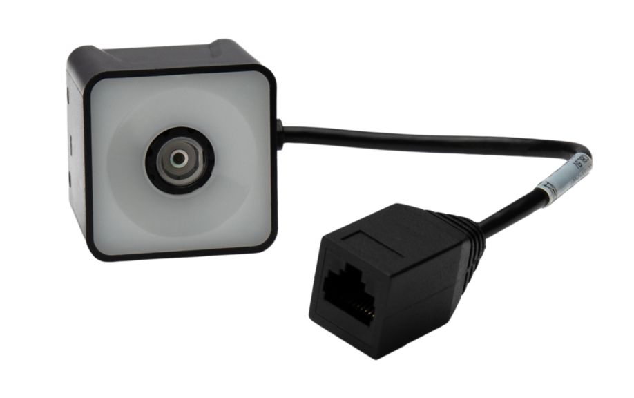 All-in-one-solution. Optimized for label and screen barcodes. Compact. USB or RS232. Broad decoding capabilities. Mounting holes on three sides