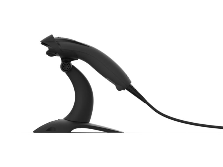 The Voyager™ XP 1400g scanner offers reliable performance, durability, and versatility, making it ideal for retail and pharmacy environments