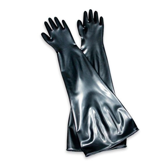 Neoprene Lead-Loaded Glovebox Gloves - 6NLL3032