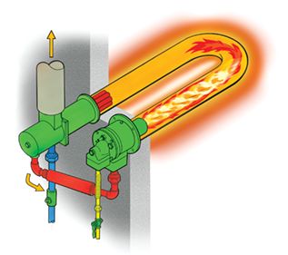 Tube Firing Burner Product Diagram
