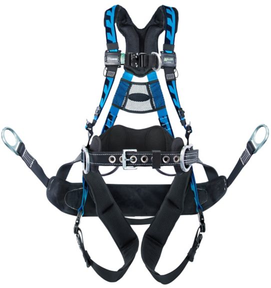 Miller AirCore Harness for Tower Climbing with Aluminium Hardware