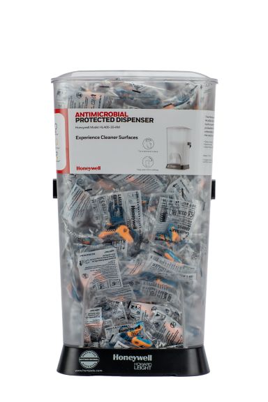 Antimicrobial-Protected HL400 Dispensers For Corded Earplugs