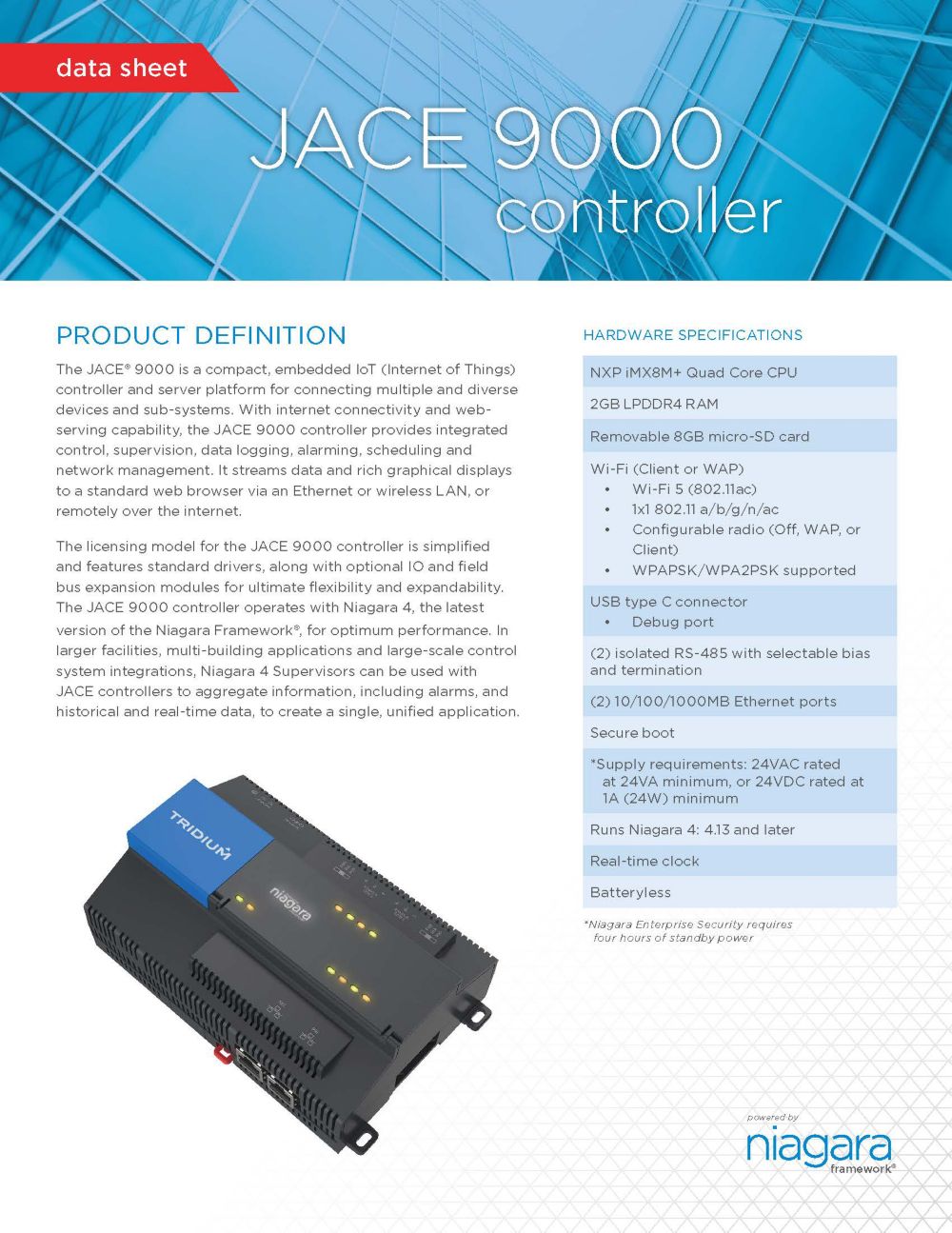 JACE Controller | Niagara | Tridium