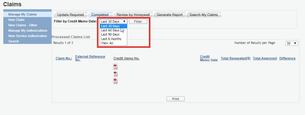 Credit Memo