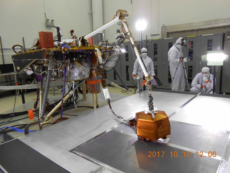 SEIS instrument deployment test