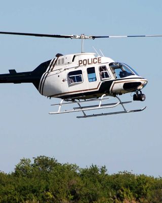 Law enforcement helicopter