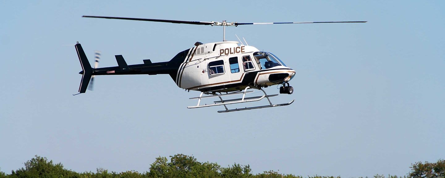 Law enforcement helicopter
