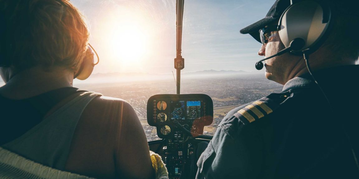Helicopter cockpit