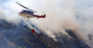 Helicopter firefighter