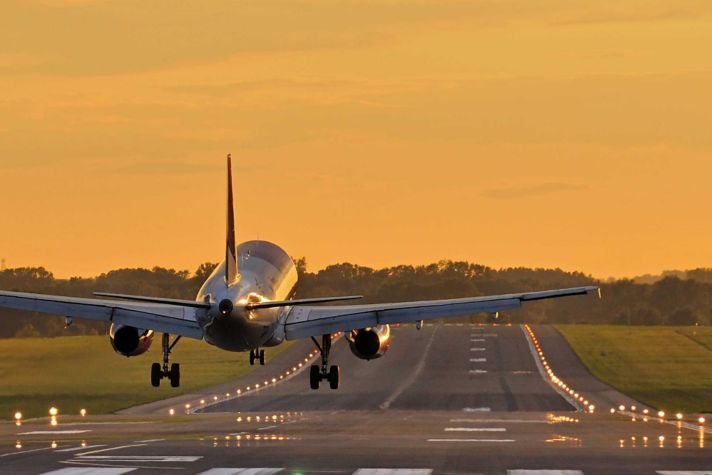Plane taking off