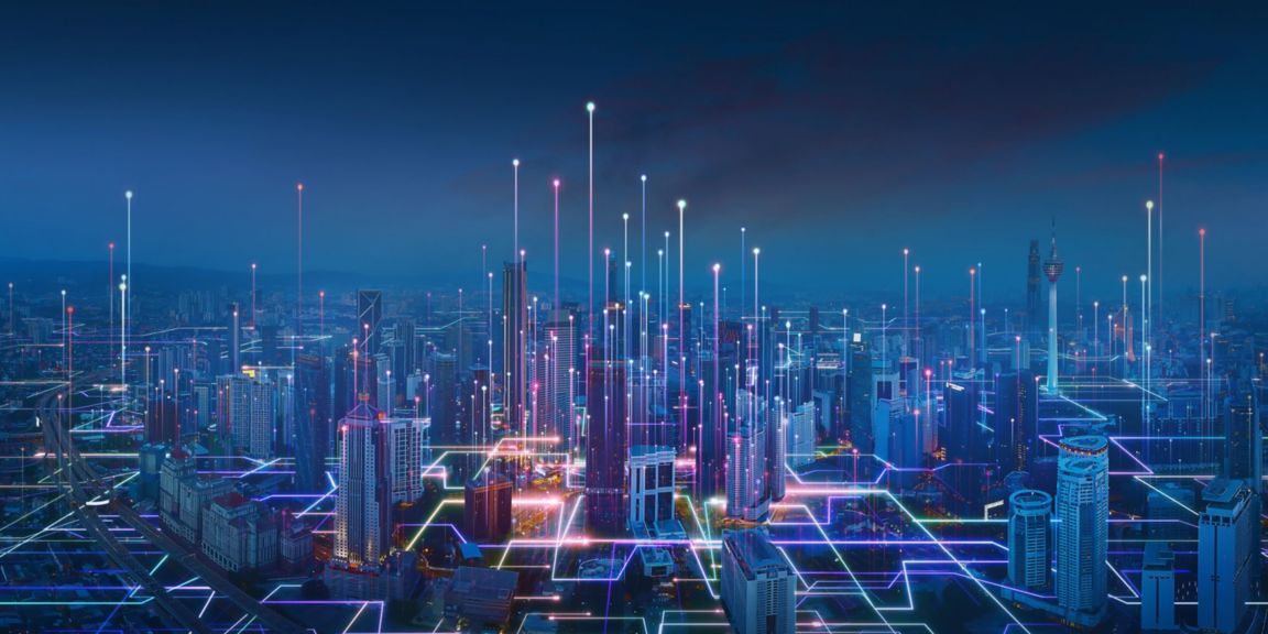 Digitalization - Futuristic City Design 