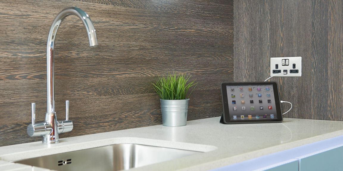 Aspect USB product in kitchen 