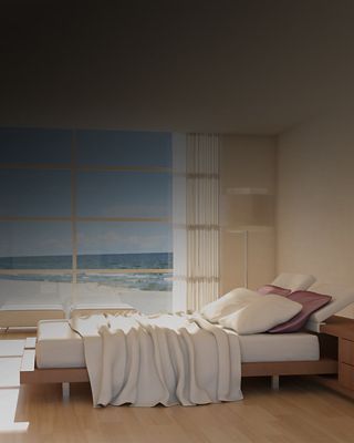 Bedroom by the ocean