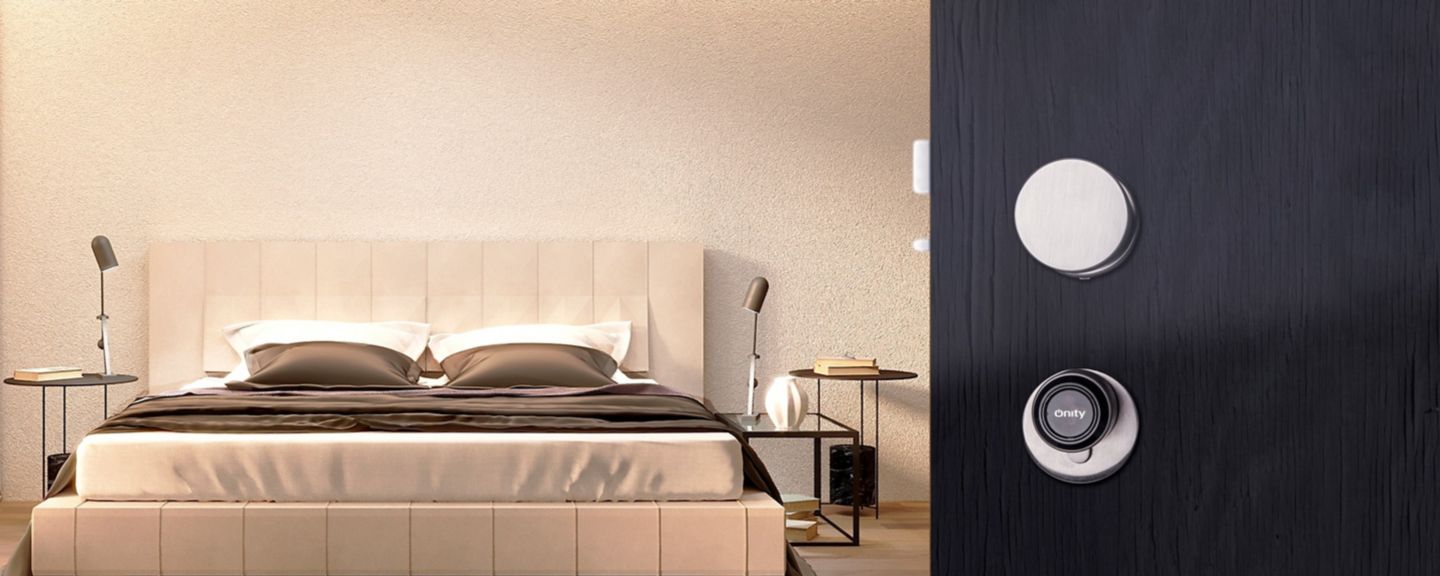 E-Cylinder on Door Bedroom