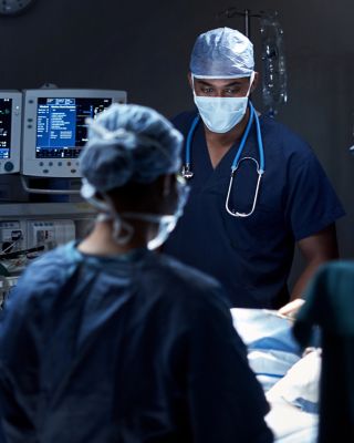 Shot of a team of surgeons performing a surgery in an operating room