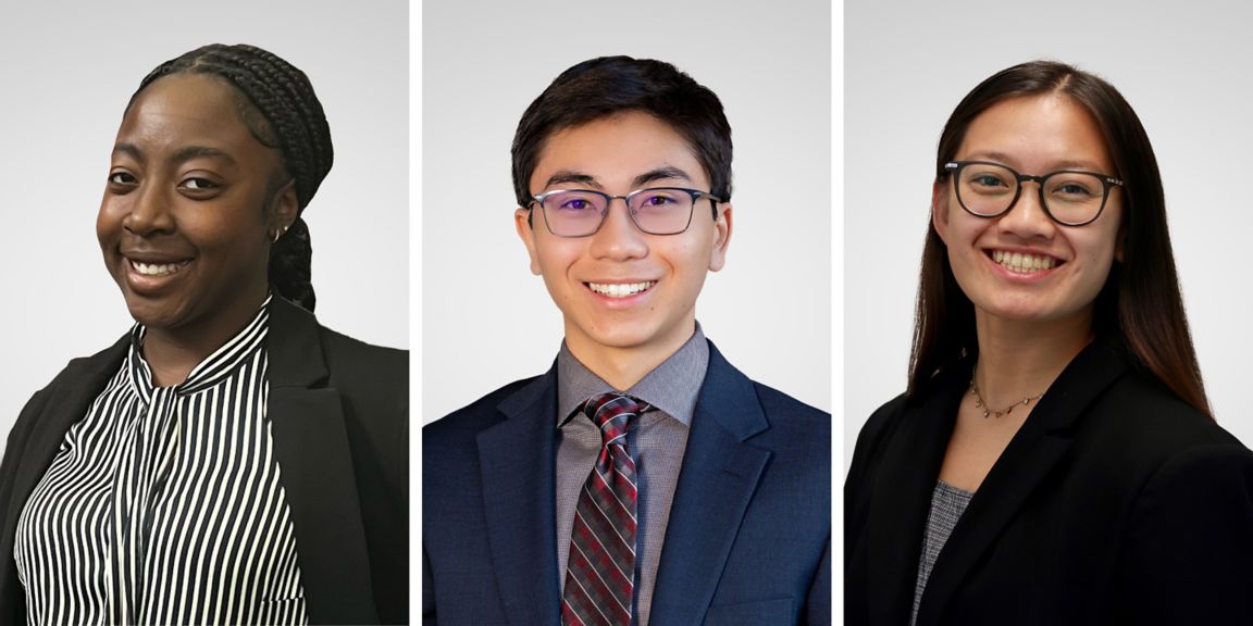 Collage of Honeywell interns - Sydney Brown, Harrison Chung, Kathryn Schira
