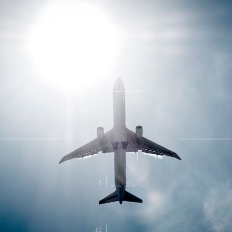 a passenger airliner flying through the sky 