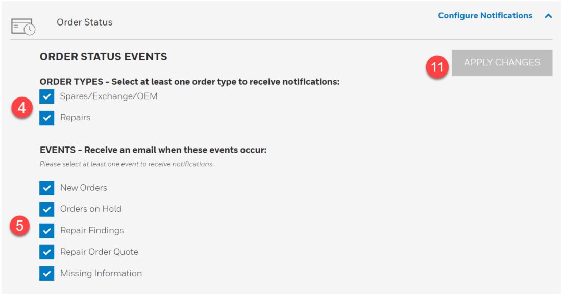 Honeywell Order Management | Email Notification Configure