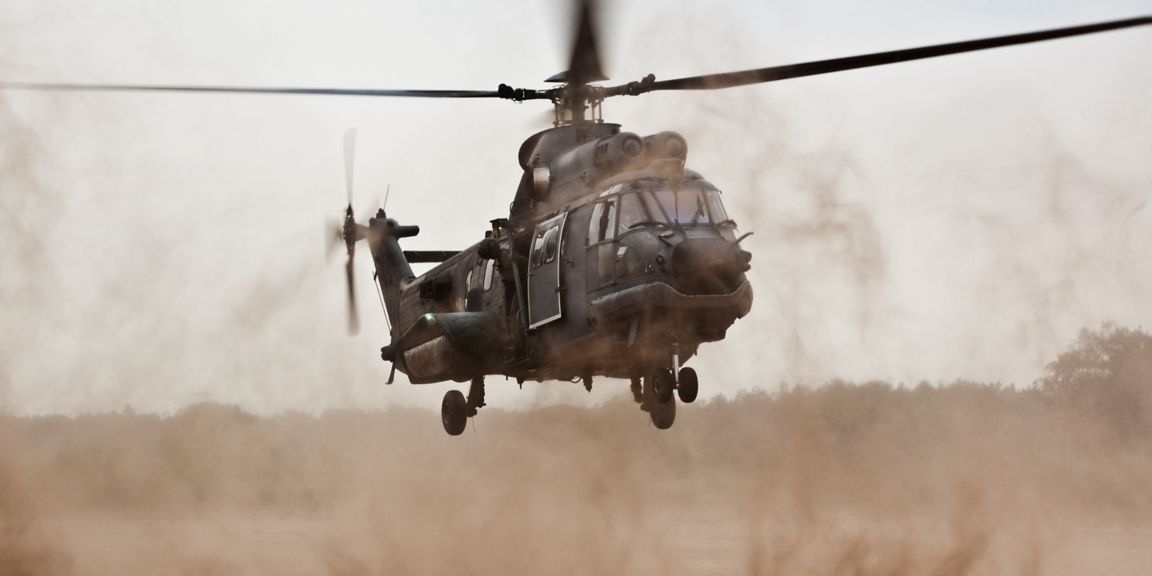 Helicopter landing