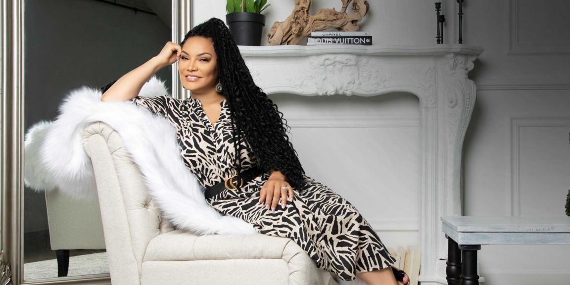 Egypt Sherrod zebra dress