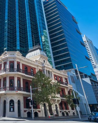Forge Palace Tower Hotel Banner Buildings Skyline