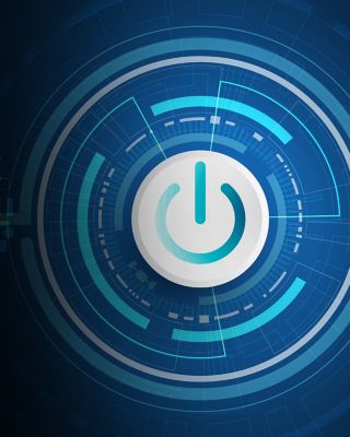 Abstract digital highlighting advanced power technology and integrated control.