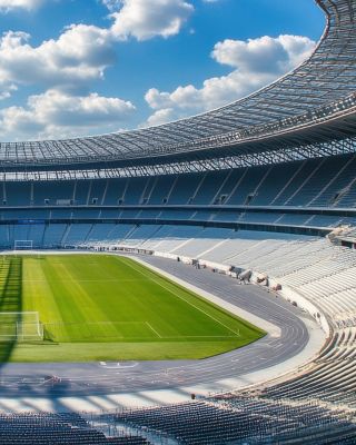 Stadium roof showcase modern sports facilities