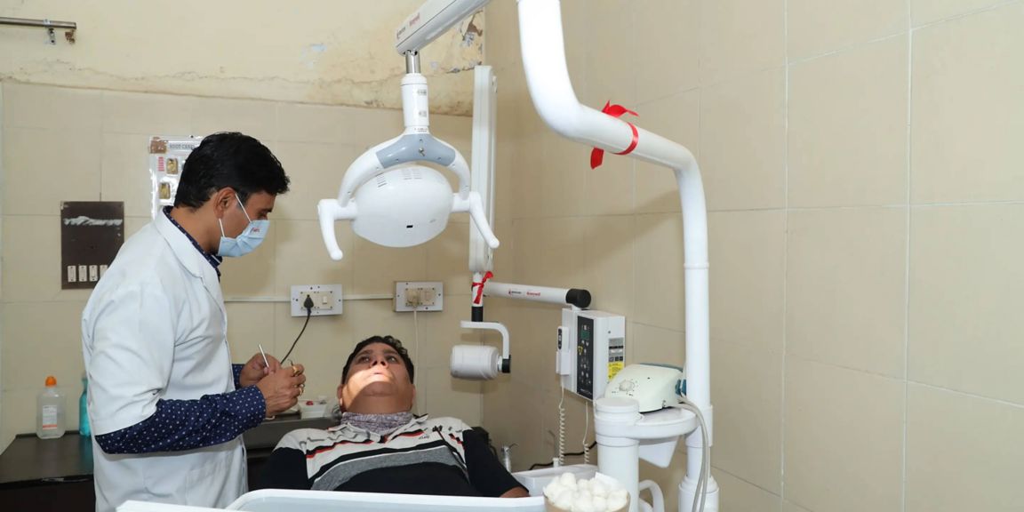 Dental Health Check-Up Conducted by Medical Professional