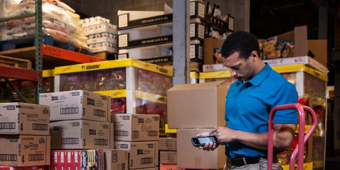 Barcode Reader in the Storage Room