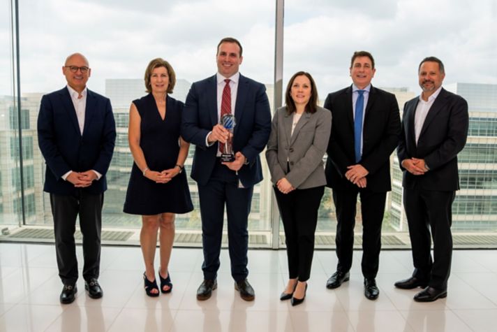 Honeywell receiving award