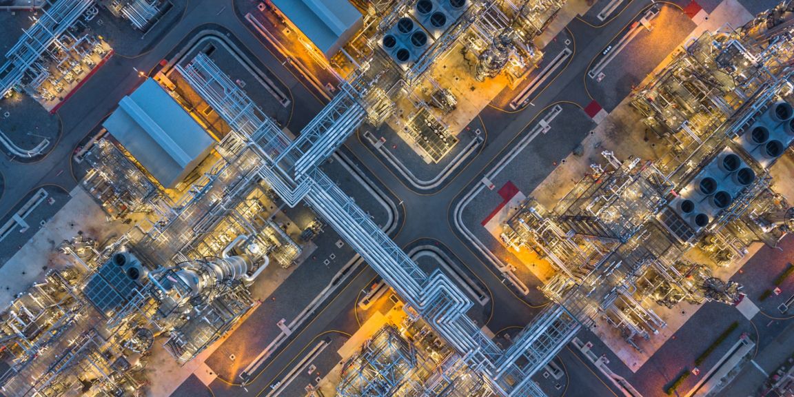 Industrial Area Top View