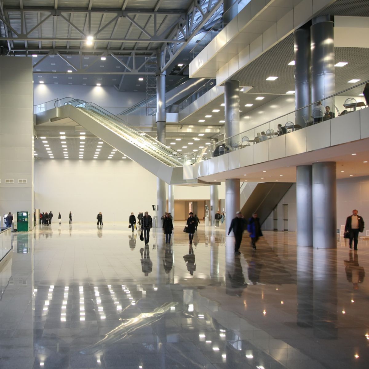 people in the hall
