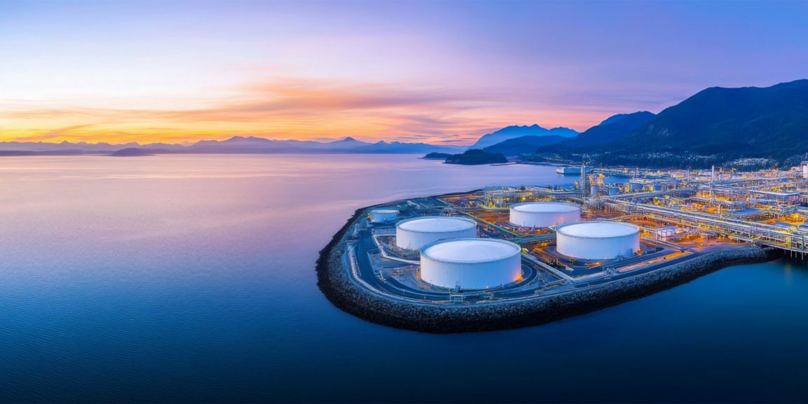 Aerial view of a tanker storage,Industrial  Liquefied Natural Gas tanker LNG carrier.