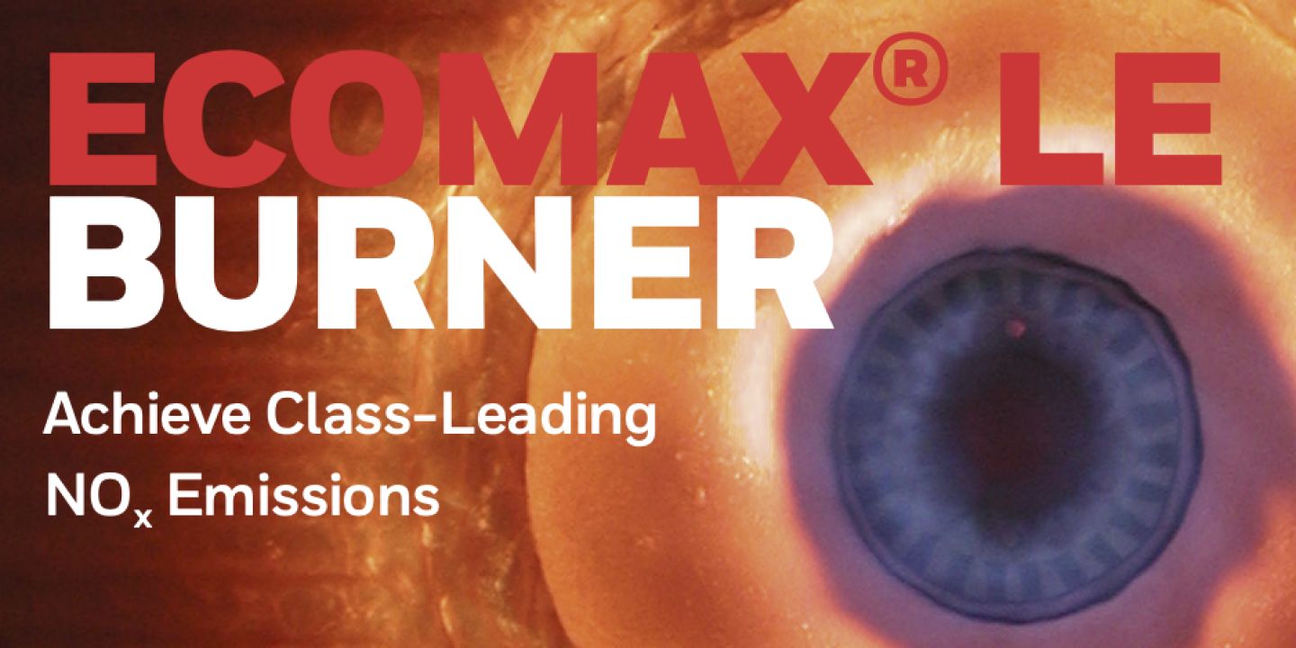 Achieve Class-Leading Emissions Reduction with ECOMAX® LE Burner 